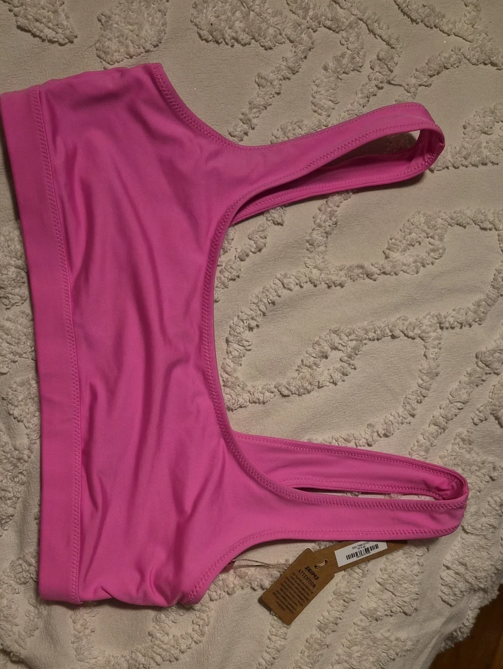 NWT SKIMS Hot Pink Swim Set + Matching Cover-Up Dress | Size Medium